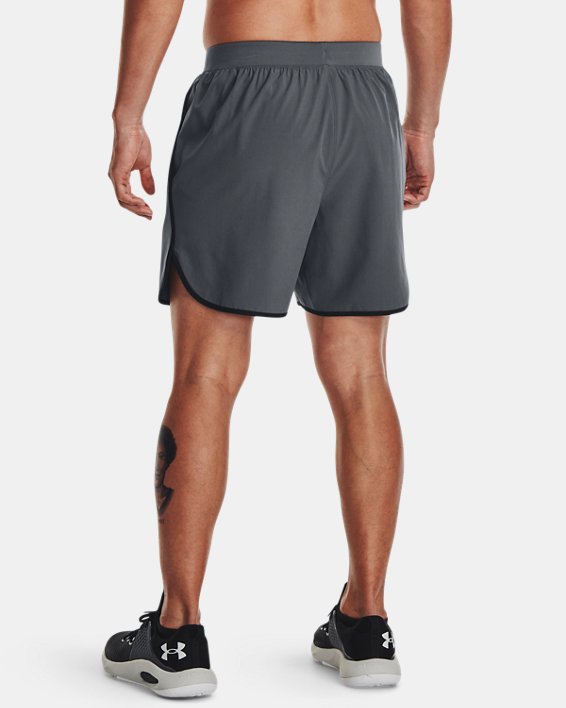 กางเกงขาสั้น UA HIIT Woven 6” สำหรับผู้ชาย in Gray image number 1